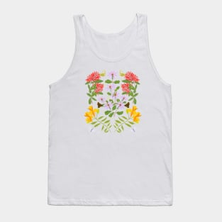 Folk retro florals Tank Top